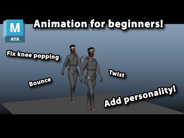 Animating your first walk cycle - Part 5: Polish and personality