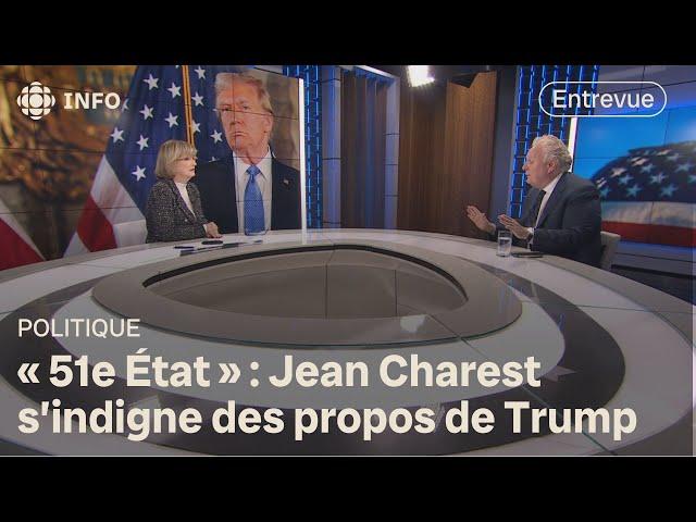 Le Canada comme 51e État américain? Jean Charest offusqué par la blague de Donald Trump | 24•60