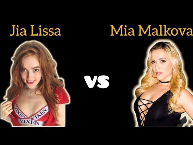 Mia Malkova vs Jia Lissa | Comparison of Jia Lissa & Mia Malkova | who is best Jia Lissa or mia ?