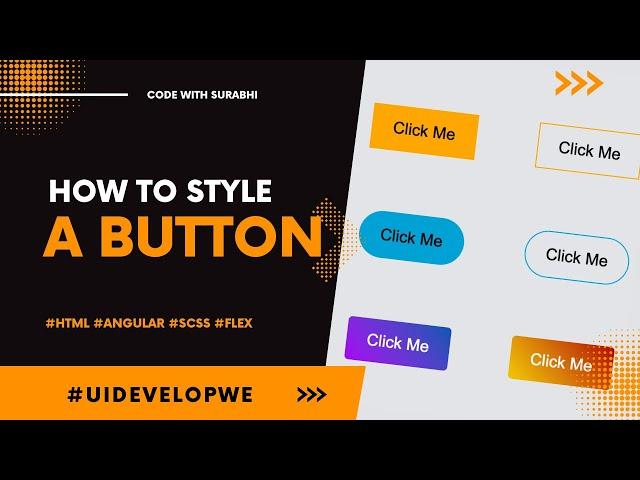 how to style rounded corner button IN HTML AND CSS - CSS CODE FOR BEGINNERS 2024