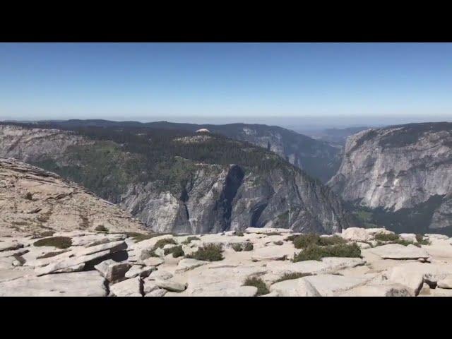 KSEE24/CBS47 reporters make it to top of Half Dome in Yosemite