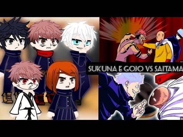 Jujutsu Kaisen react SAITAMA IN JUJUTSU KAISEN️ SUKUNA E GOJO VS SAITAMA