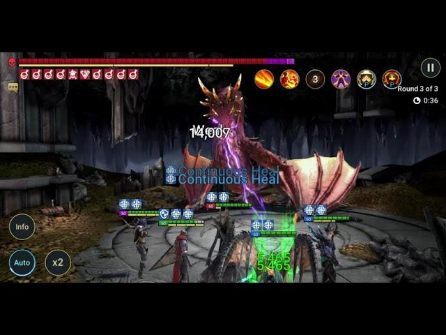 RAID SHADOW LEGENDS DRAGON 25 SUB MINUTE RUN