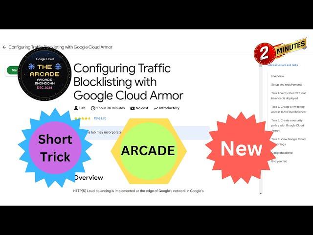 Configuring Traffic Blocklisting with Google Cloud Armor | #qwiklabs | #myqwiklab