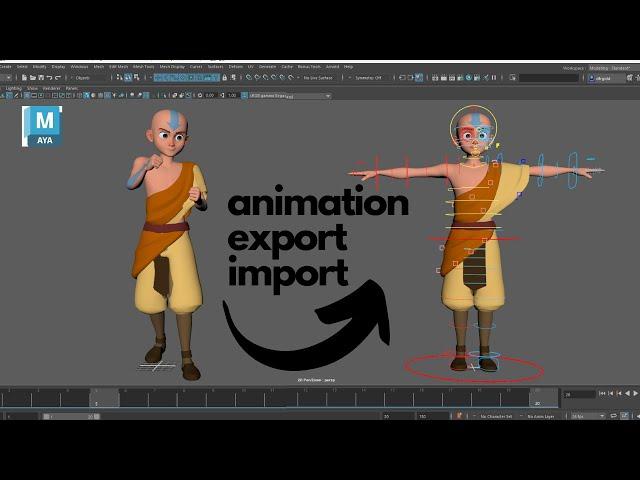 MAYA ANIMATION TUTORIAL: HOW TO EXPORT & IMPORT ANIMATION IN MAYA | DEKHO CGI