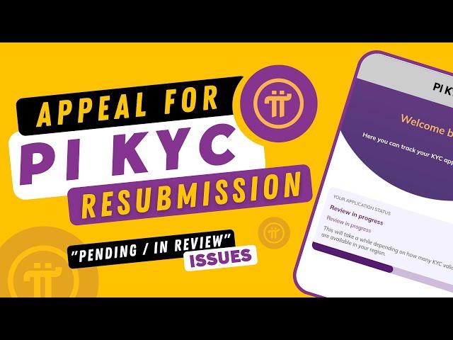 How to solve Pending Pi Network KYC Problem | Appeal for Pi Network KYC Resubmission #picoin