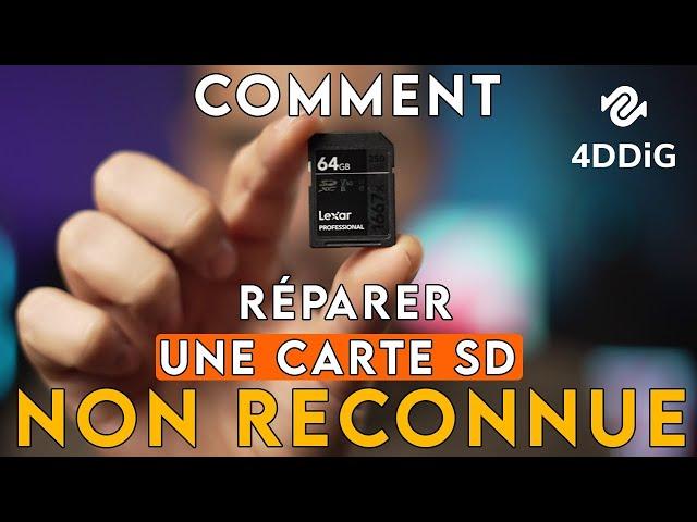 Comment réparer une carte SD non reconnue sous Windows 10/11 ?#4ddig