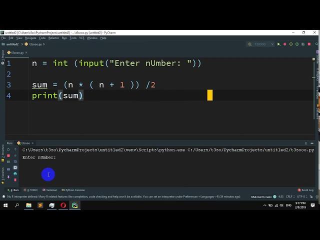 How to Sum of the First N Positive Integers in Python