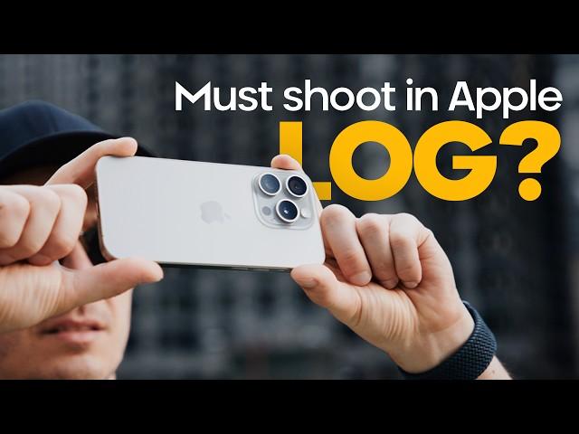 Use this SECRET iPhone 15 Pro FEATURE + How to edit APPLE LOG with FREE LUTs!