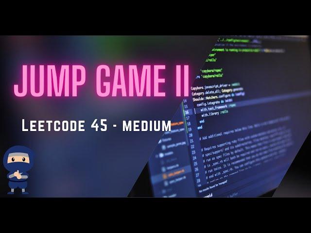 Jump Game II - LeetCode #45 - Python, JavaScript, Java, C++