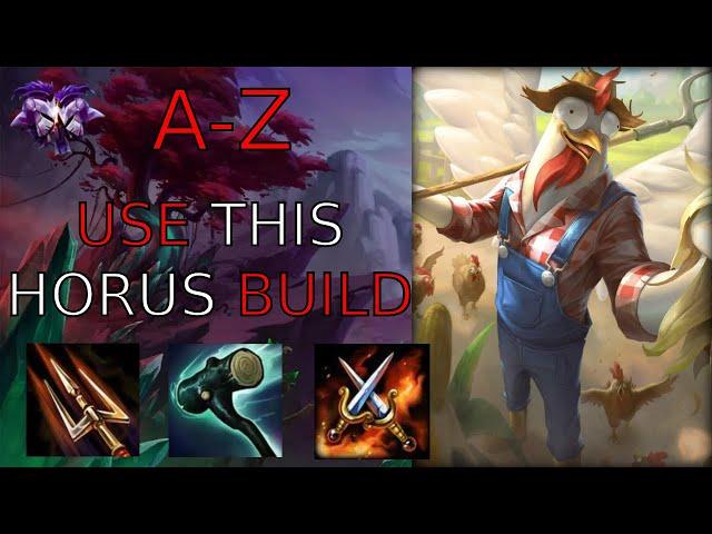 [A-Z] This Horus Build Can ONE SHOT?!? - Masters Ranked Duel - Smite Horus Gameplay