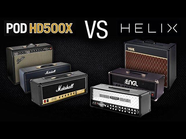 LINE6 HD500 VS HELIX. 6 Amps Compared.