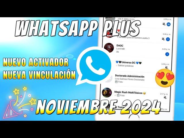  WHATSAPP PLUS Ultima versión | NUEVO ACTIVADOR y Nueva Versión