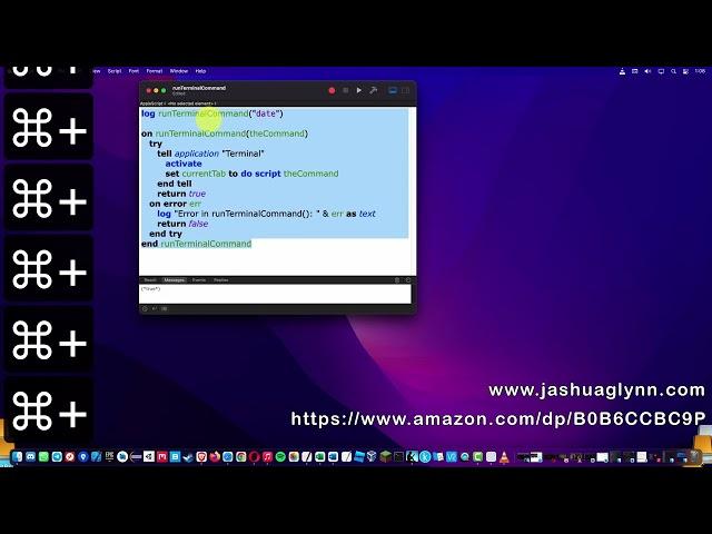 AppleScript, AppleScript++, AppleScriptpp, run terminal command script, running terminal command fun