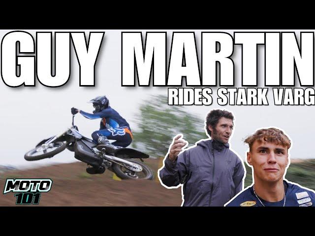 MOTO101 | GUY MARTIN RIDES ELECTRIC MX BIKE! (STARK VARG)