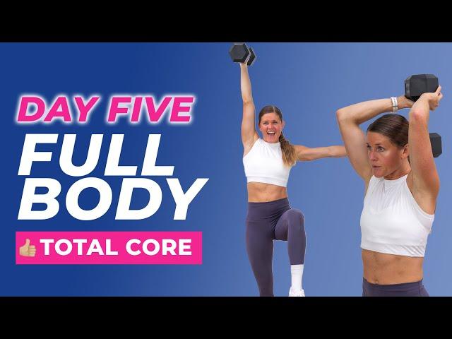 New Year Challenge Day 5: 20-Minute Full Body Abs Workout (Low Impact + High Intensity)