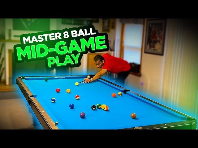 POOL LESSONS - Mastering 8 Ball Mid Game Play