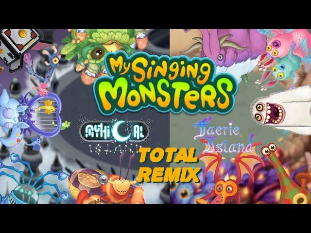 My Singing Monster Fanmade - Trailer, Total Remix Mythical and Faerie Islande