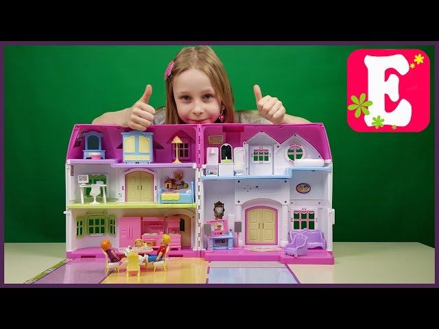 СУПЕР БОЛЬШОЙ ИГРУШЕЧНЫЙ ДОМ! Распаковываем и играем SUPER BIG TEDDY HOUSE! Unpacking and play EvaTV