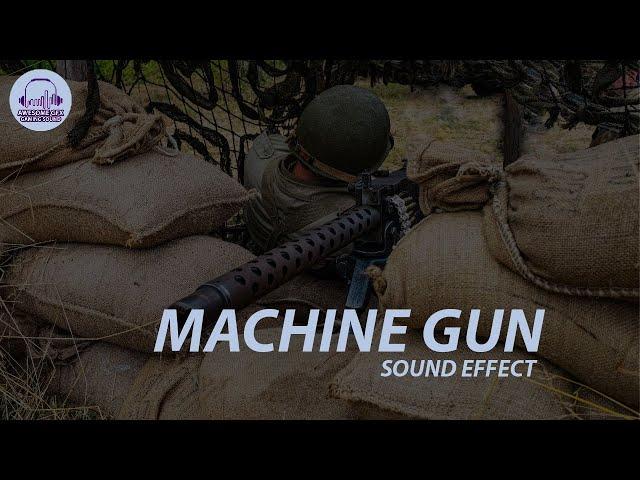 Machine Gun - Sound Effect [HD] | No Copyright Sound | Awesome Gfx Gaming Sound Channel