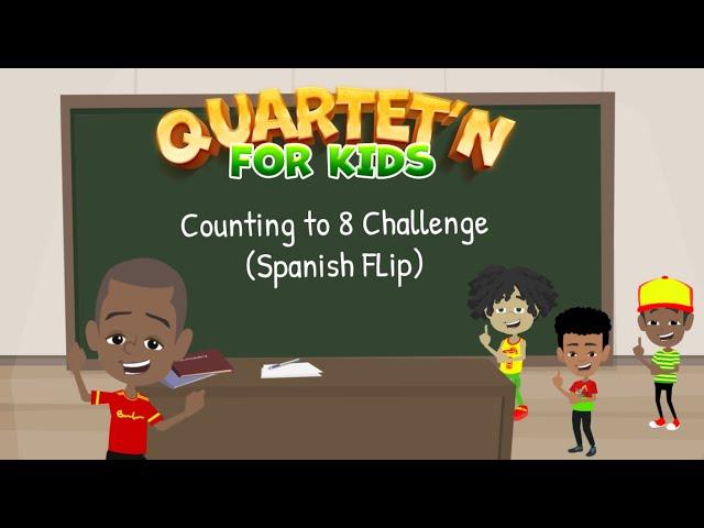 Quartet'n for Kids - Counting Challenge (Spanish Flip)