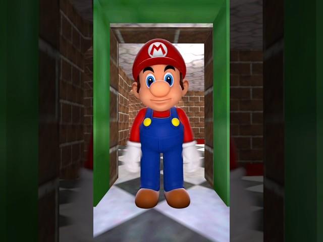Mario shaved his Face
