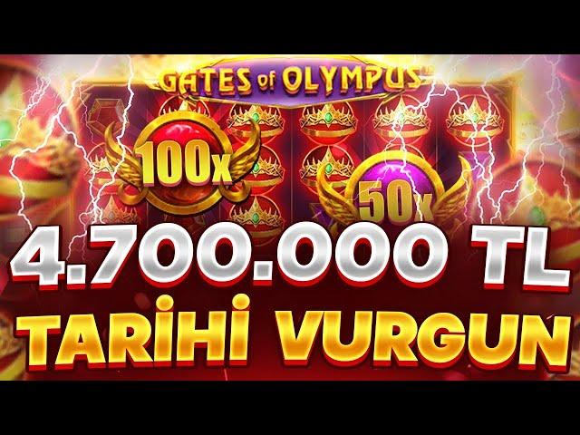 Slot Oyunları  Gates Of Olympus 1000 Türkçe  4.777.000 TL  Rekor Kazanç 1000x Oyunu