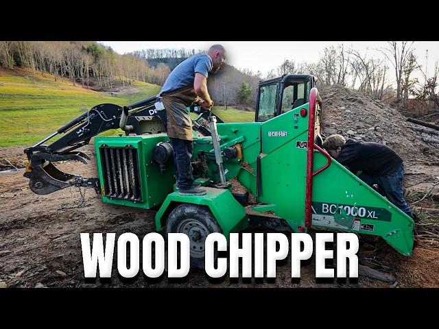 24 hours with a Wood Chipper (save our farm from Helene)