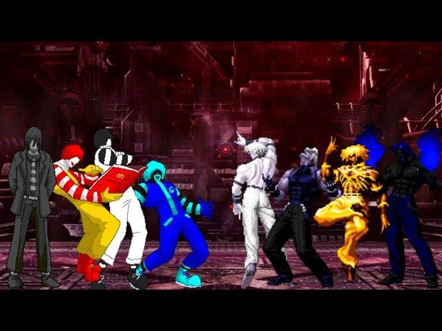 [KOF Mugen] Donald Team VS. Orochi & Rugal Team