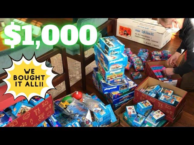 $1,000 Vintage Playmobil Haul! Estate Sale