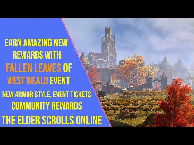 Earn amazing Rewards with the Fallen Leaves of West Weald Event in ESO 2024