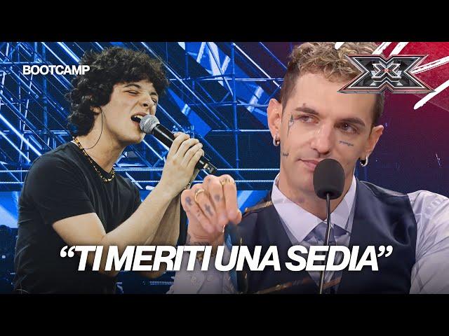 Tutti in piedi per Lorenzo Salvetti e “Destri” di Gazzelle a X FACTOR 2024 | BOOTCAMP