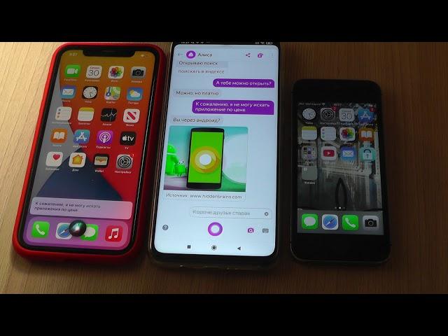 Сравниваю Siri в iPhone 5s и iPhone 11