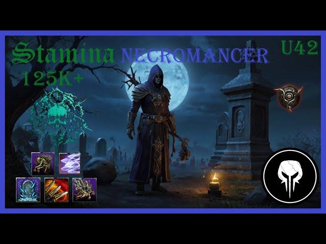 ESO Stamina Necromancer 125k+ DPS Build, Update 42, PS 5 EU