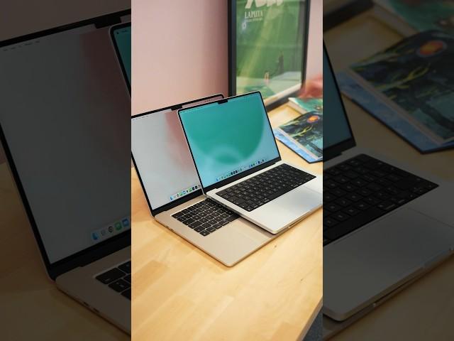 MacBook Air 15 vs MacBook Pro 14 A Size Comparison! ‍