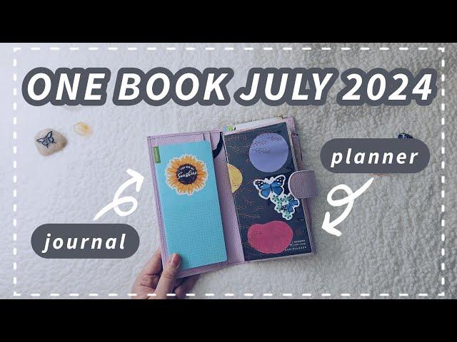 One Book July 2024! Putting my Journal in my Planner Setup | Sterling Ink Common Planner N2