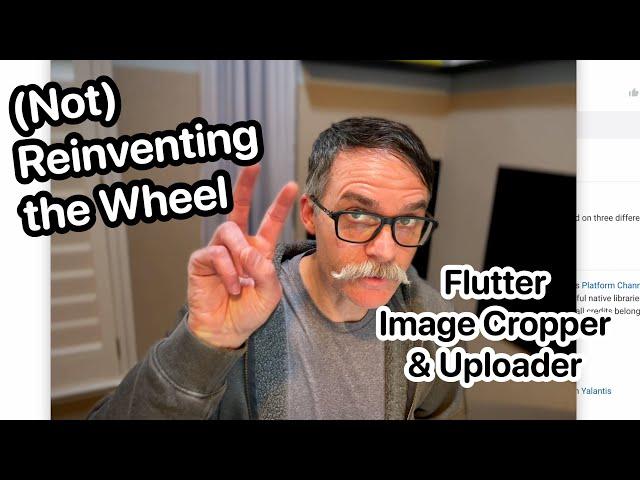 First Flutter App DAY 8 - Profile Photo Cropper and Uploader