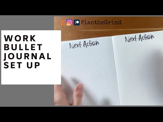 Work Bullet Journal Professional Bujo | Functional Work Bujo