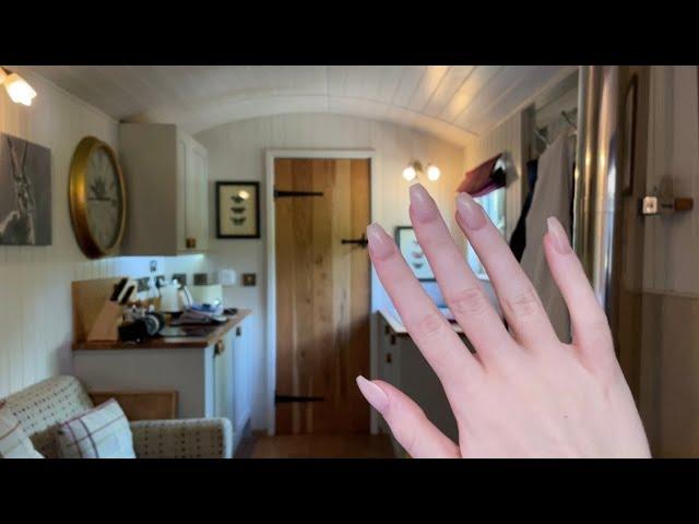 ASMR | Tapping & Tracing Around a AirBnB Hut