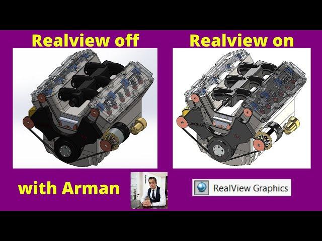 How to enable RealView in SolidWorks 2021