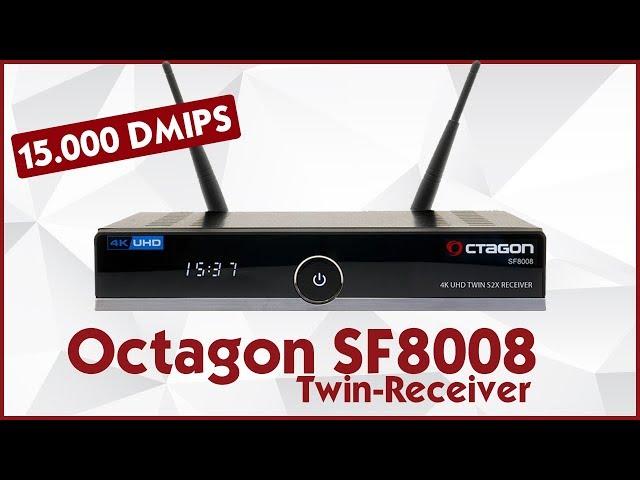 Octagon SF8008  Der 4k Twin S2X Receiver mit 15.000 DMIPS! | Review Deutsch 