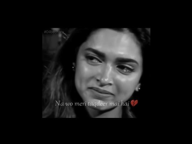 Heart Broken || Deepika padukone || Sad Sayari Status || Whatsapp Status || Shorts ||