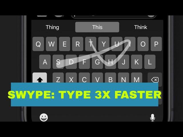 How to type 3x Faster on iPhone | Enable Slide to Text Swype