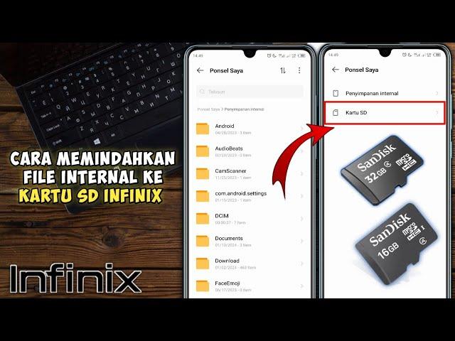 Cara Memindahkan Data Internal (Foto, Video, Musik, File) Ke Kartu SD Infinix