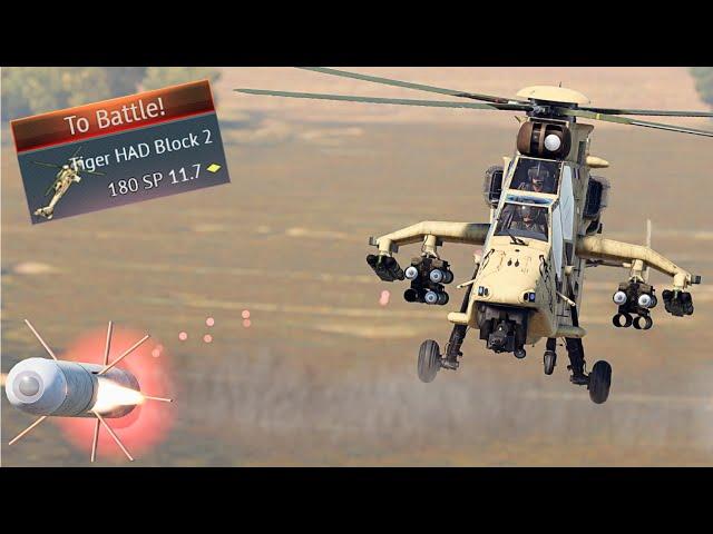 ► Tiger HAD Block 2: Spike-ER Anti-Tank Guide MISSILE ️  |  Ground Battle (WarThunder)