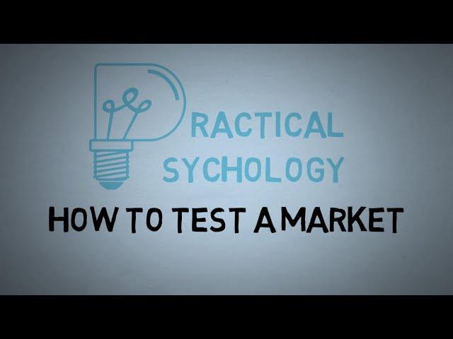 How to Test a Market - Startup Tip for Small Businesses