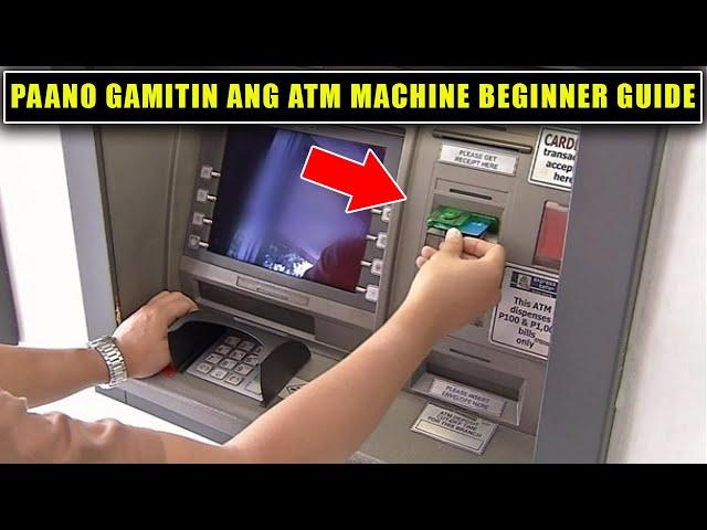 Paano Magwithdraw Ng pera sa Banko for beginner | How to use ATM Machine Philippines