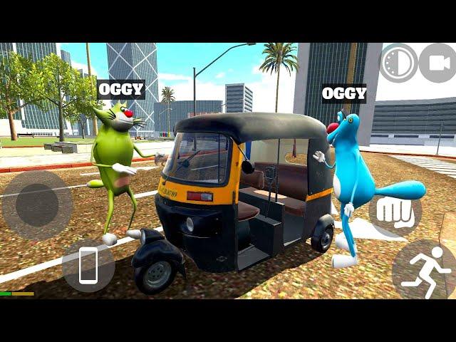 Oggy Started His Riksaw Business In India Bike Driving 3D With Jack