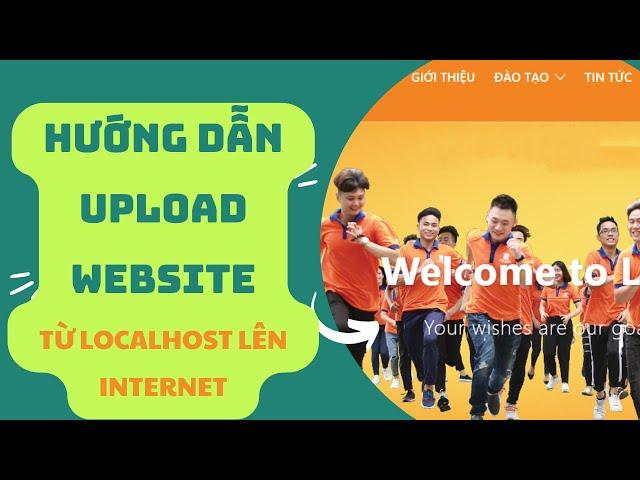 Hướng dẫn Upload source code website  LOCALHOST lên hosting | up code web lên host free 2024