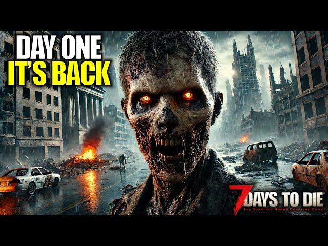 Day 1, I Can’t Stay away from This Game for Long | 7 Days to Die Gameplay | Part 1